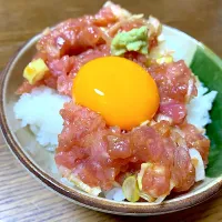 Snapdishの料理写真:マグロユッケ丼|daijuju0103さん