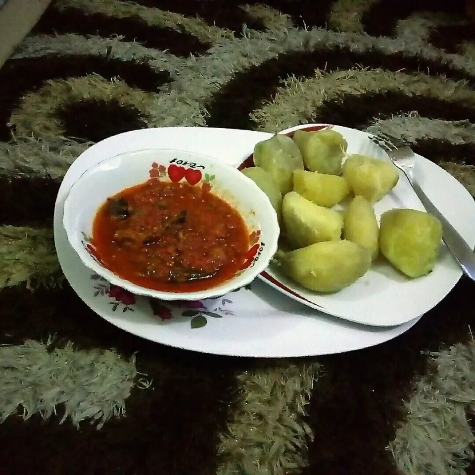 Boiled Potatoes/fish stew|MayZingさん