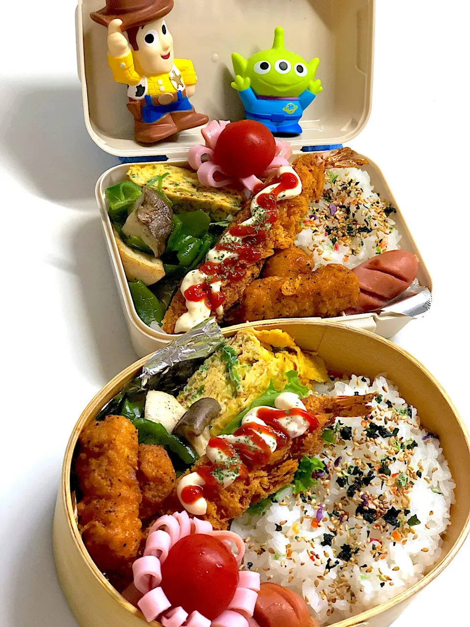 Snapdishの料理写真:今日のお弁当🍱|三姉妹のママさん