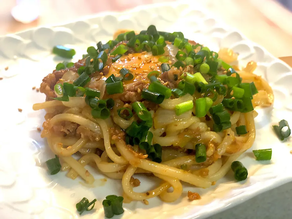 挽肉焼うどん|tesasakiさん