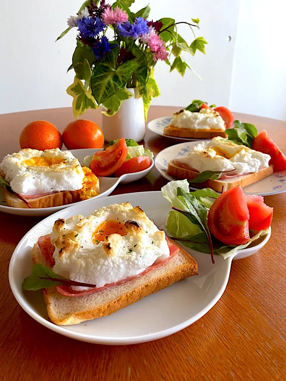 Cloud egg toasts|Iggywiggyさん