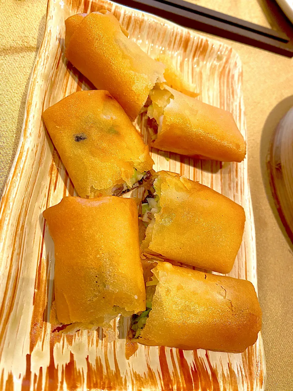 Deep fried spring rolls with shrimp|skyblueさん