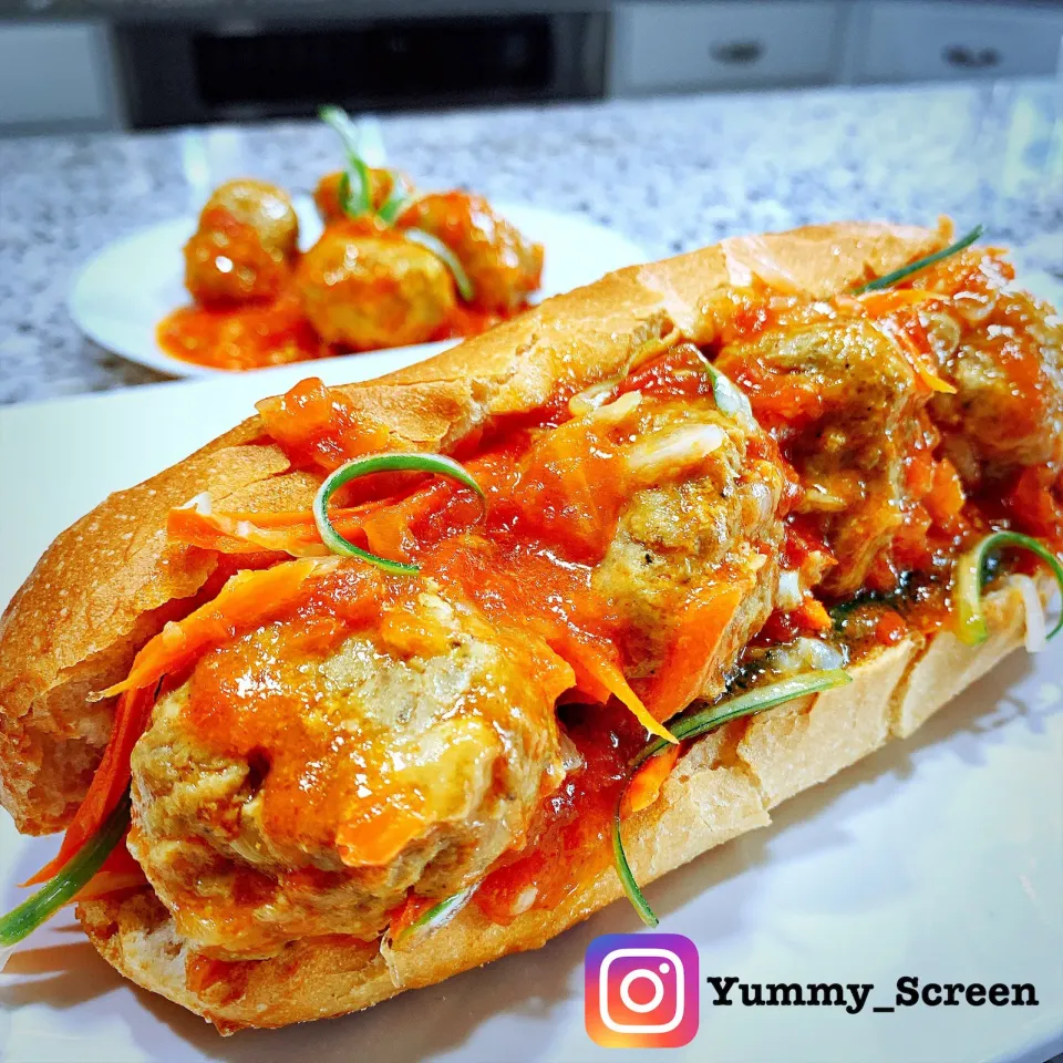 Vietnamese Meat Balls Sandwich - Bánh Mì Xíu Mại|t.pham6さん