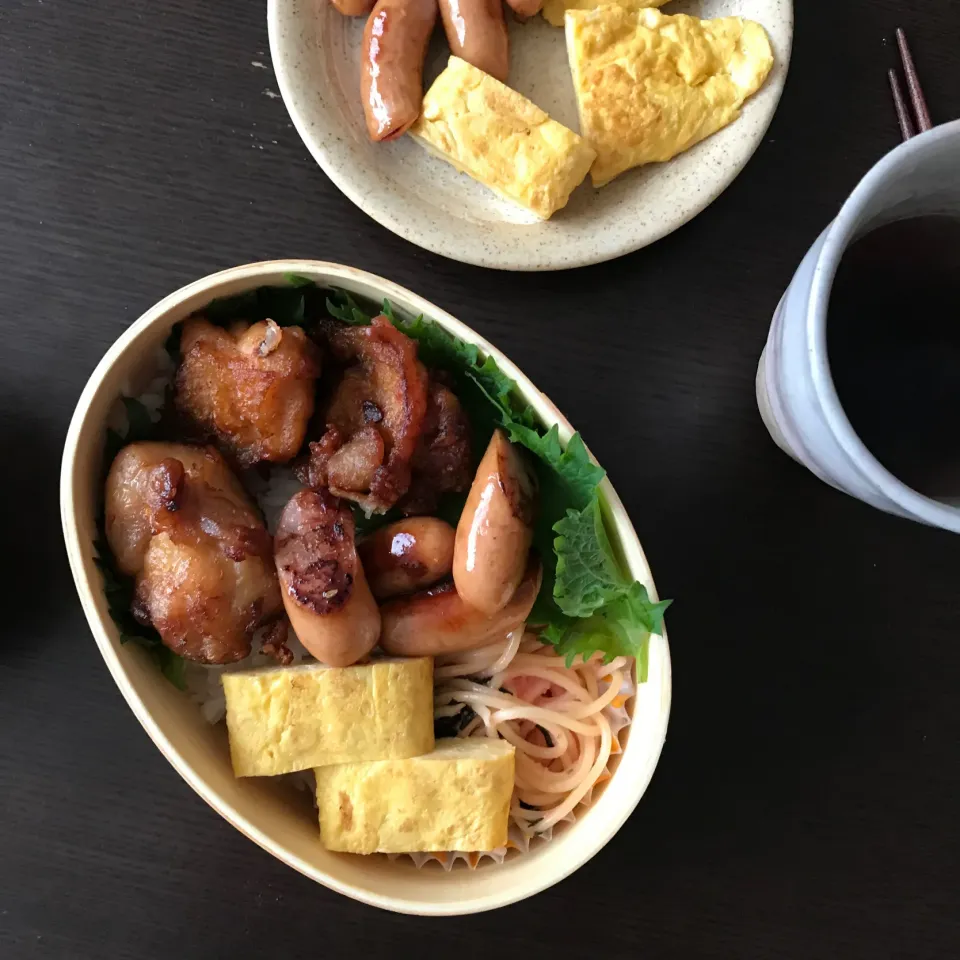 唐揚げ乗っけ丼|はちこさん