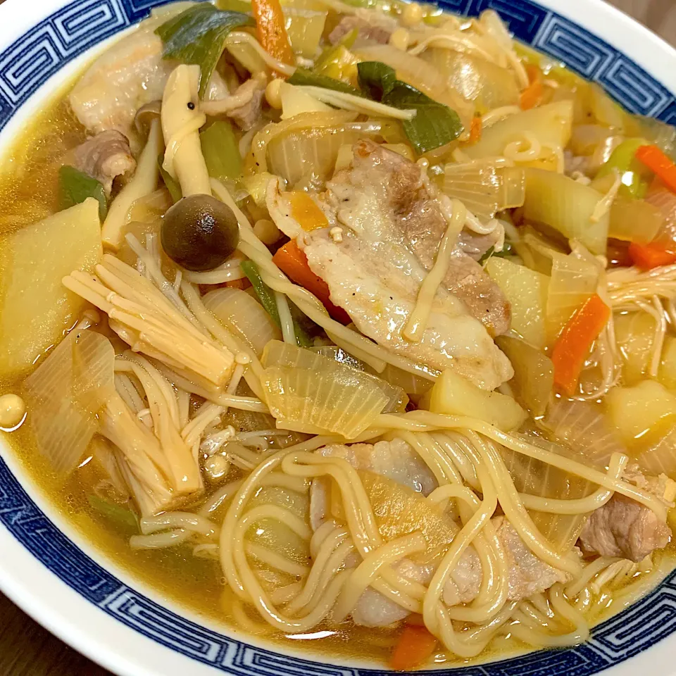 じぃーじ手作り野菜味噌煮込みにゅうめん|Sakuraさん