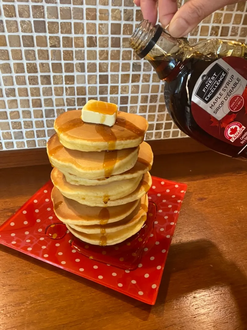 Snapdishの料理写真:ホットケーキタワー🗼|きみちさん