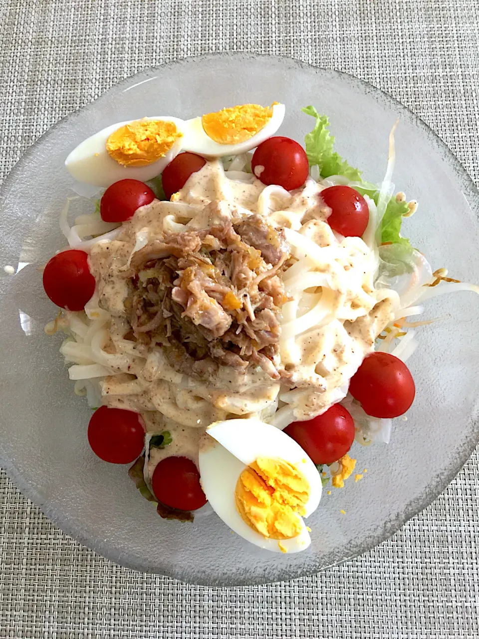 サラダうどん ごまだれ|浜@ちゃんさん