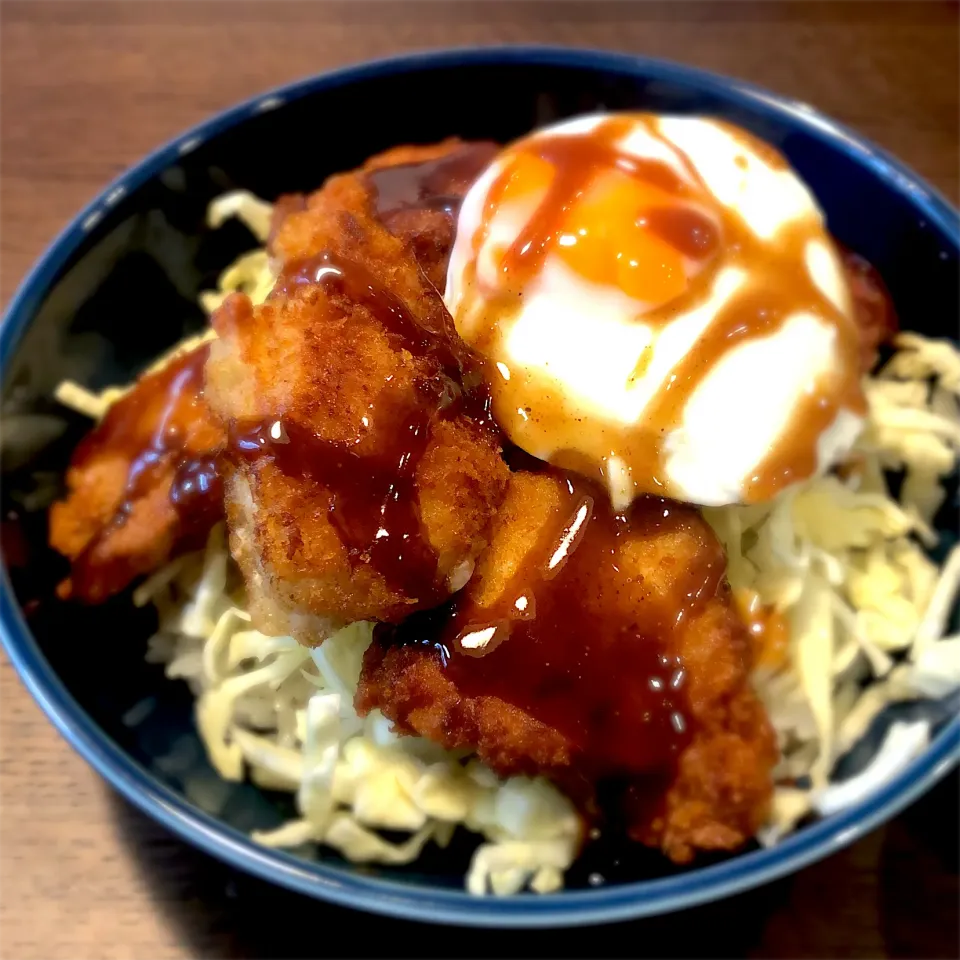 ソースチキンカツ丼|モスグリーンさん