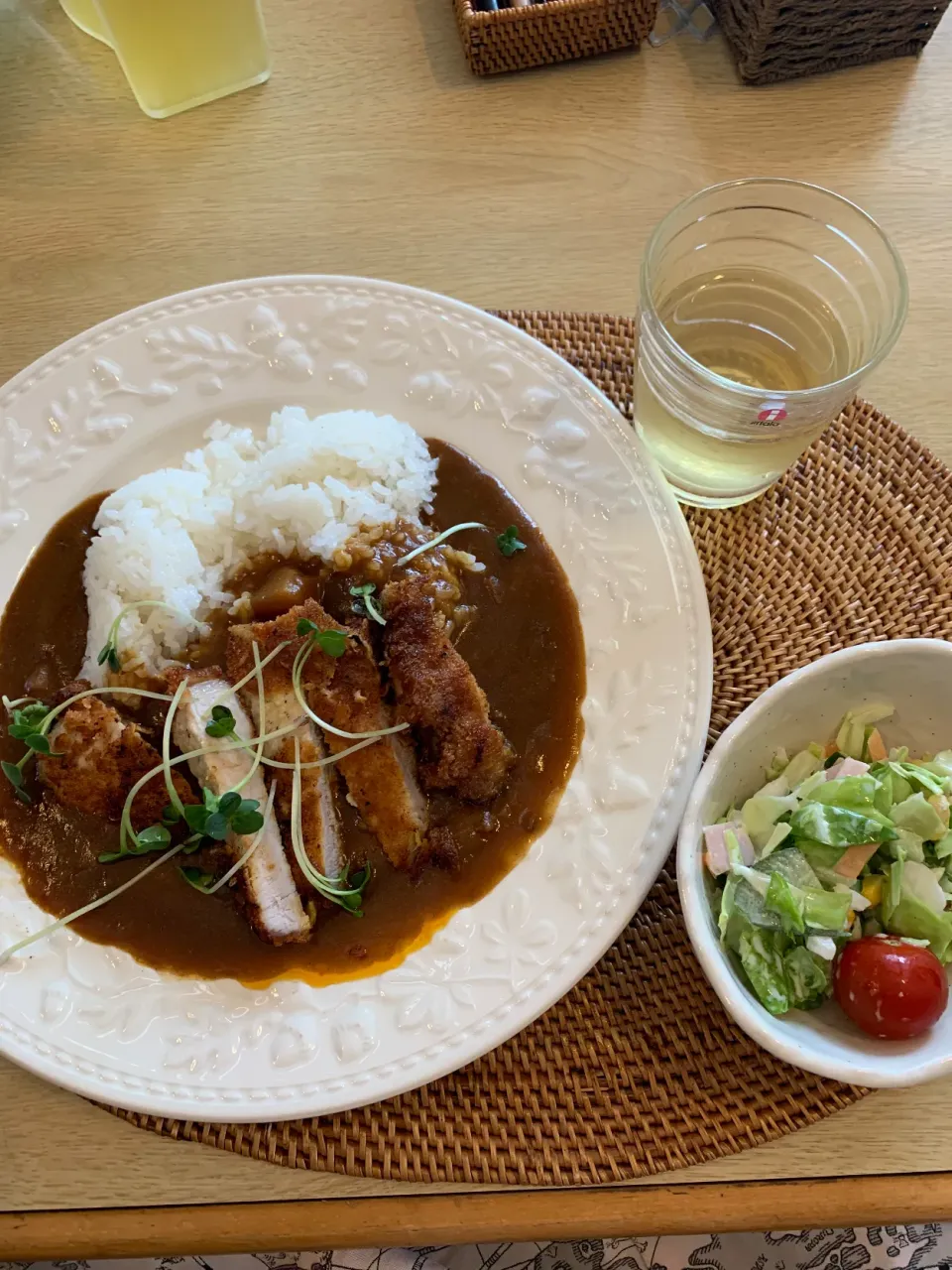 豚カツカレーとコールスロー|ファニーさん