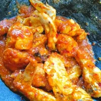 Snapdishの料理写真:Ayam Sambalado' (Spicy)|AJ TANさん