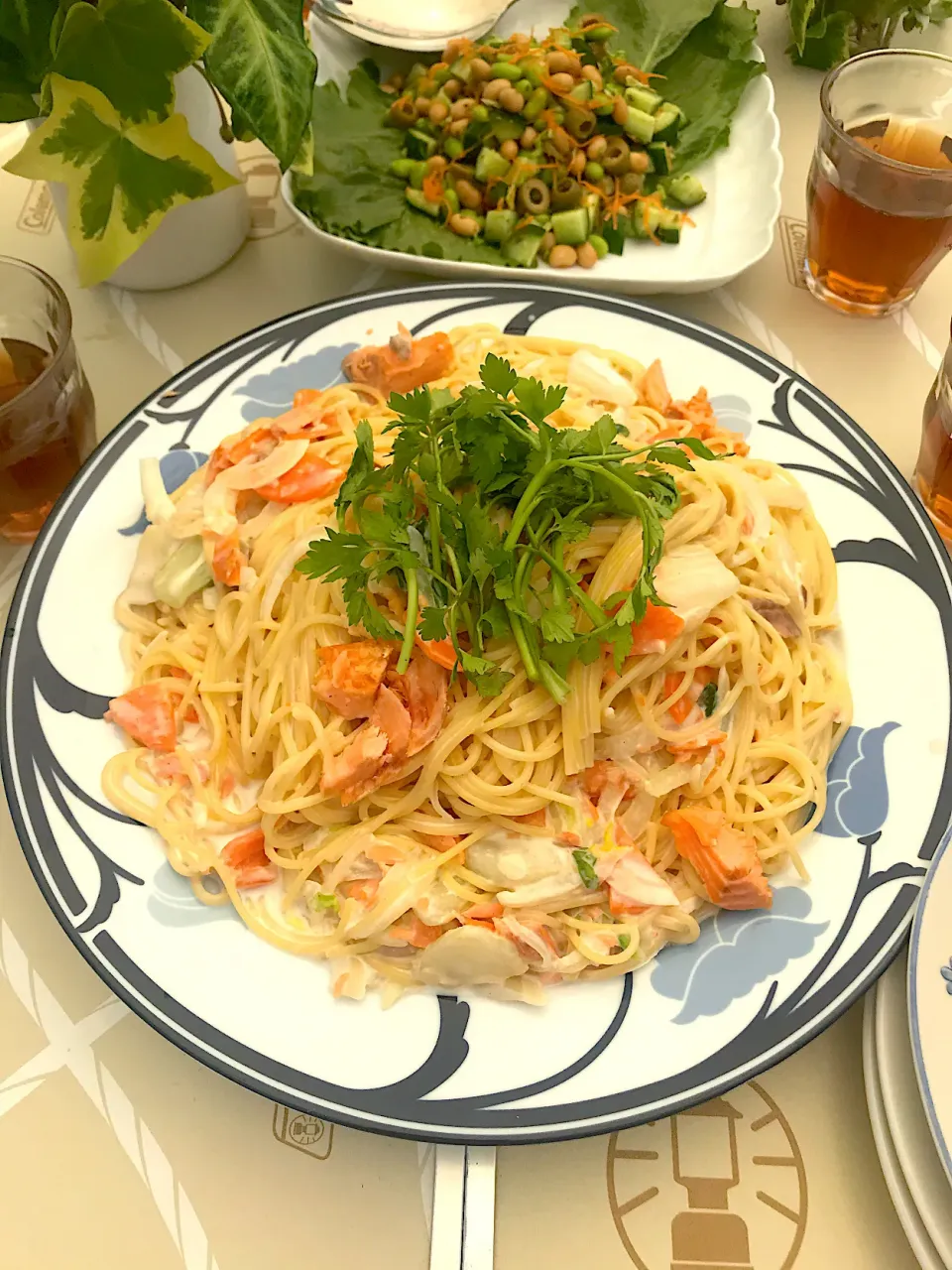 Creamy Salmon Pasta 🍝|Iggywiggyさん