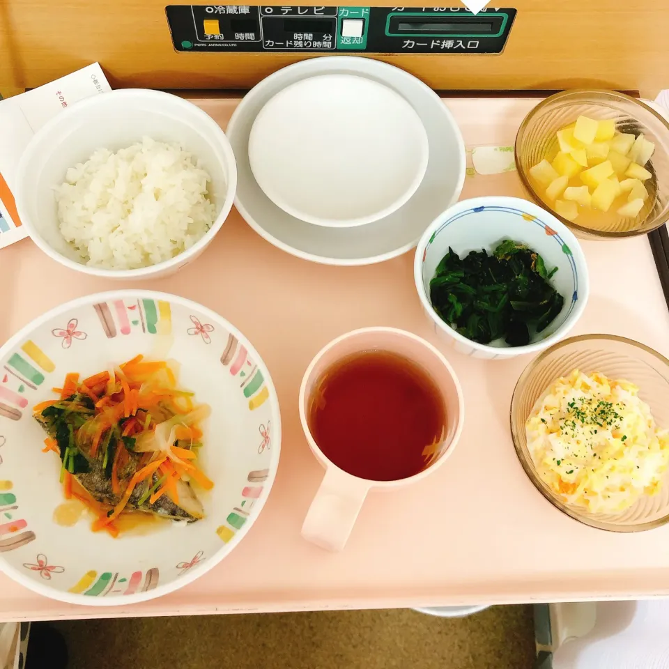 Snapdishの料理写真:入院一日目の昼|masumiさん