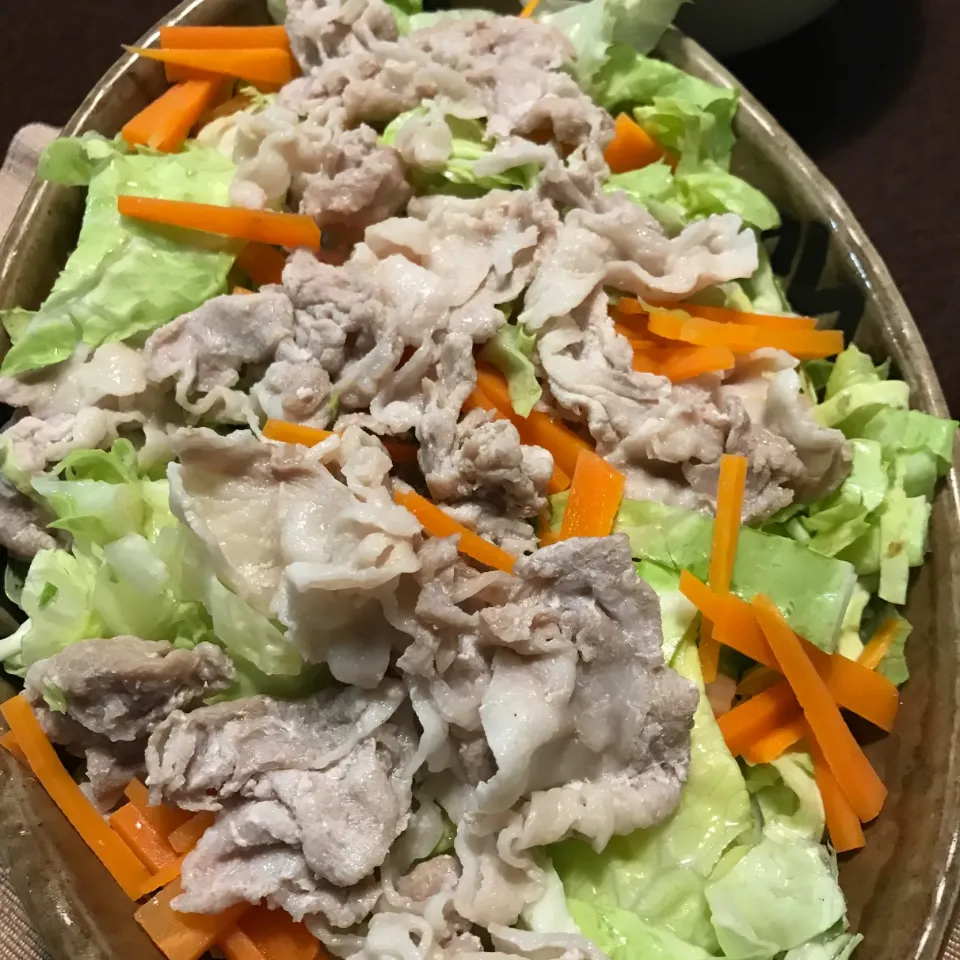 Snapdishの料理写真:豚しゃぶサラダ🥗|純さん