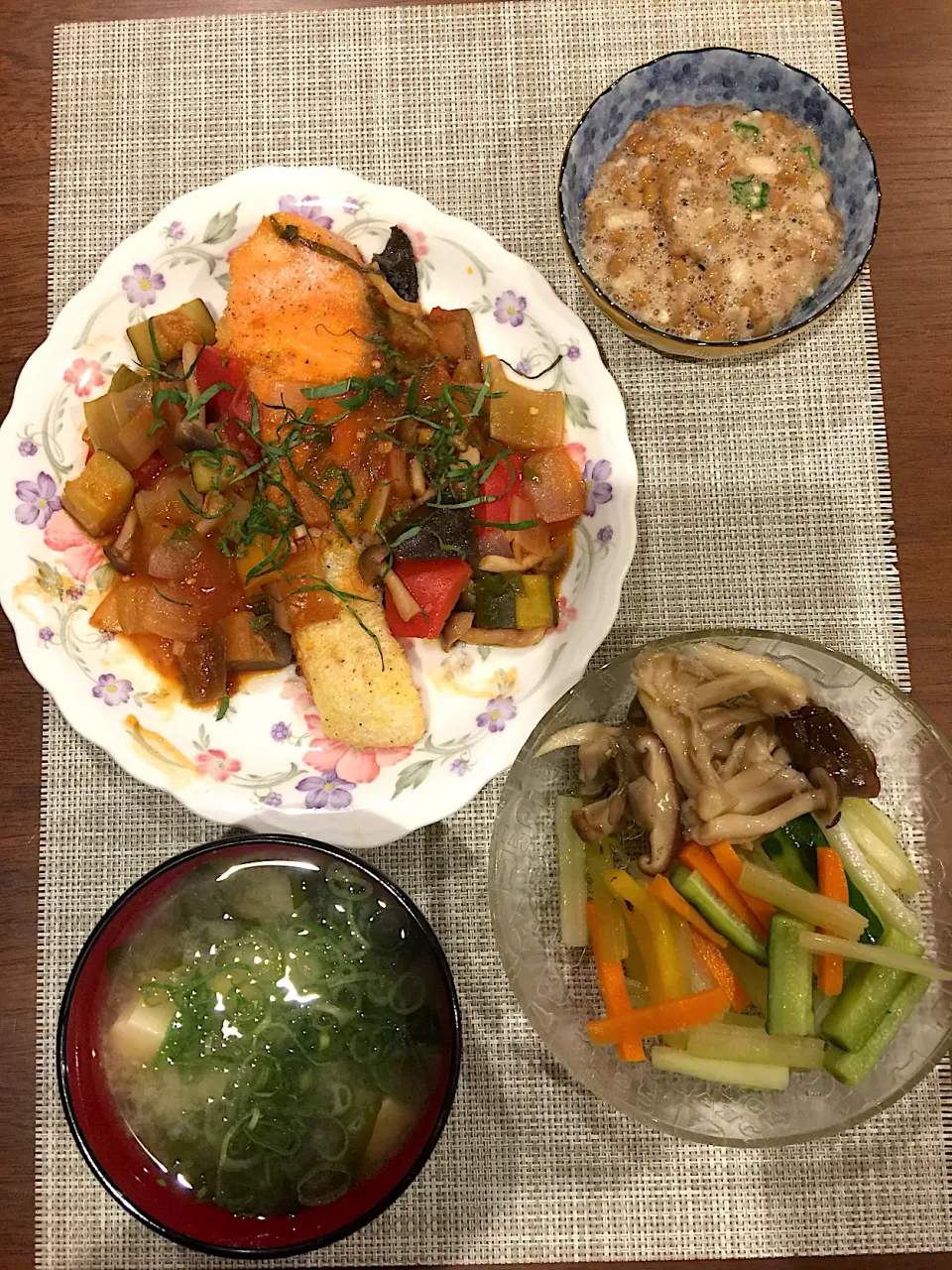 鮭のムニエル カポナータソース|浜@ちゃんさん