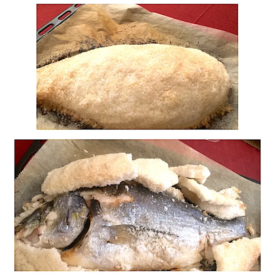 鯛の塩釜焼き🐟　ゲランの塩で|mashaさん