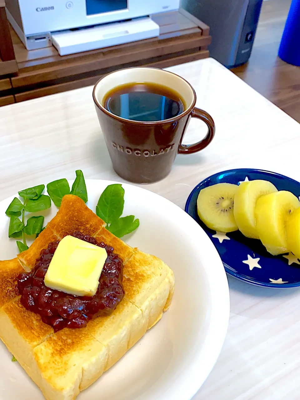 Snapdishの料理写真:あんバタートースト🍞|yukaさん