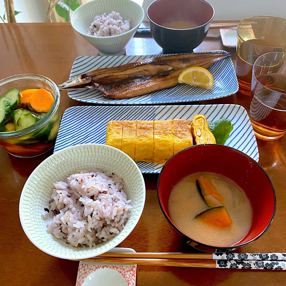 Snapdishの料理写真:さんま定食|𝑀𝐼𝑆𝑈𝑍𝑈さん