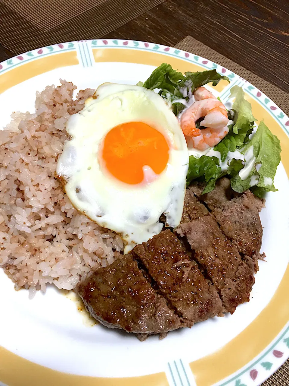 ロコモコ風　蕎麦入りご飯|マチェーテさん