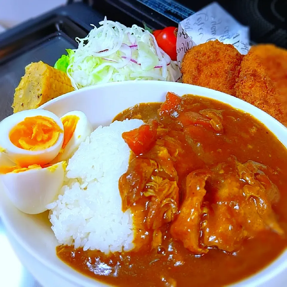 コロッケチキンカレープレート～♪♪|砂糖味屋キッチンさん