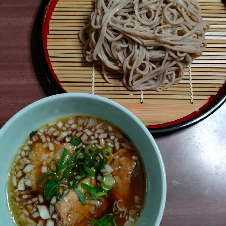 Snapdishの料理写真:サバ缶のつけそば|ひろにぃさん