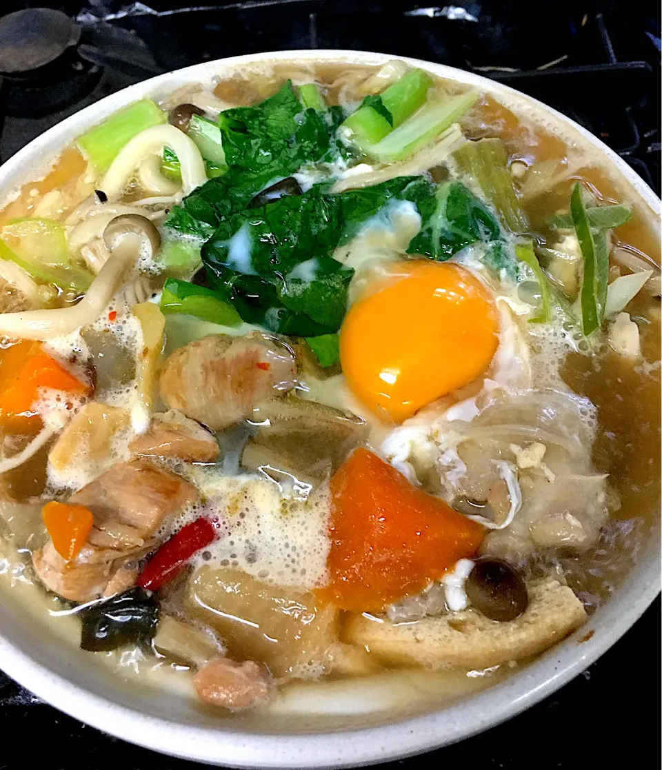 けんちん風親子煮込みうどん＠自宅|Yasuhiro Koikeさん