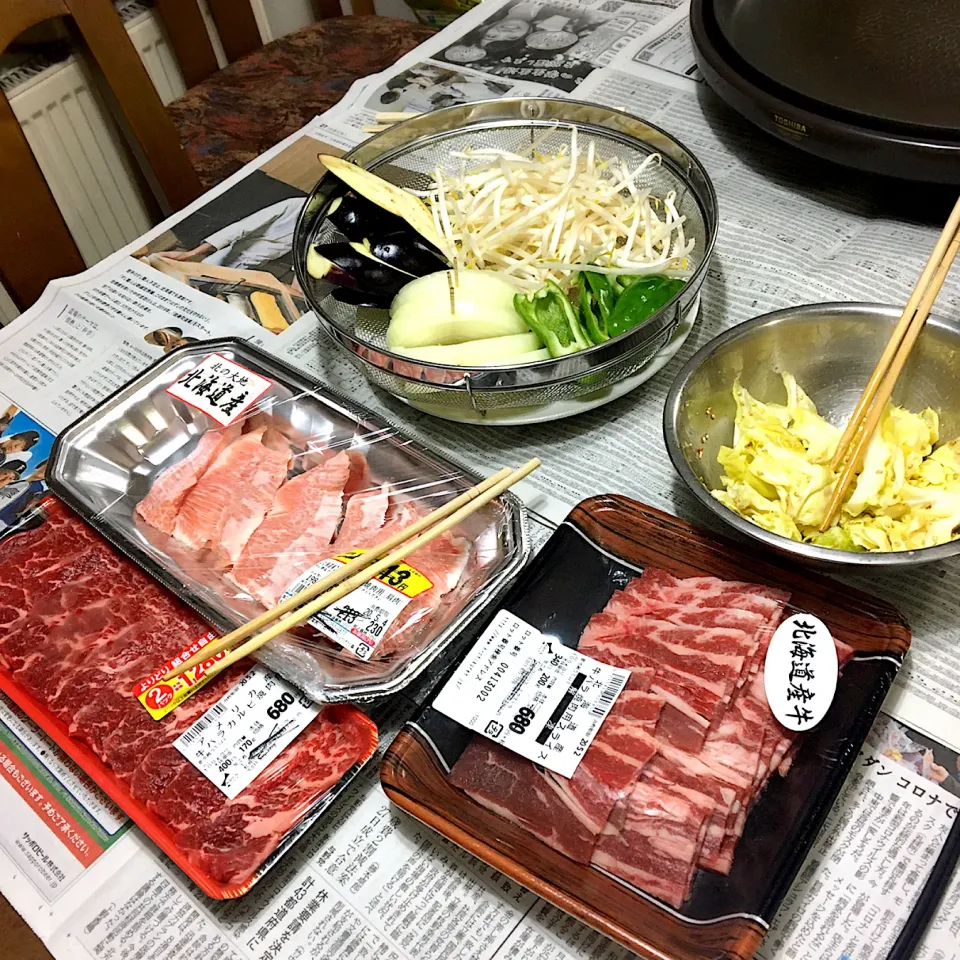 Snapdishの料理写真:おうち焼き肉|あっつさん