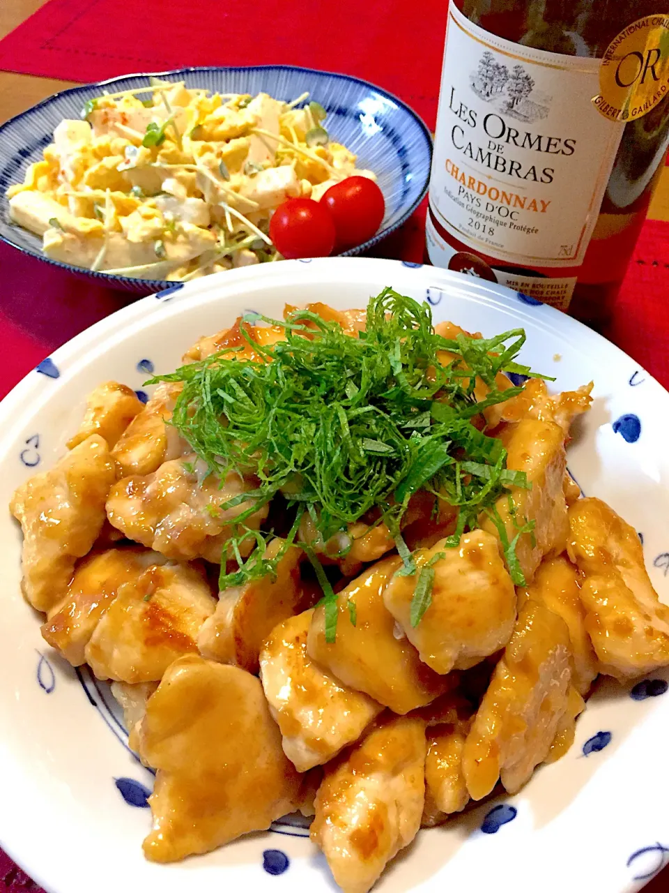 鶏肉の梅照り焼き🍀|おかちさん