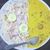 kadhi chawal.. Indian curry rice|manviさん