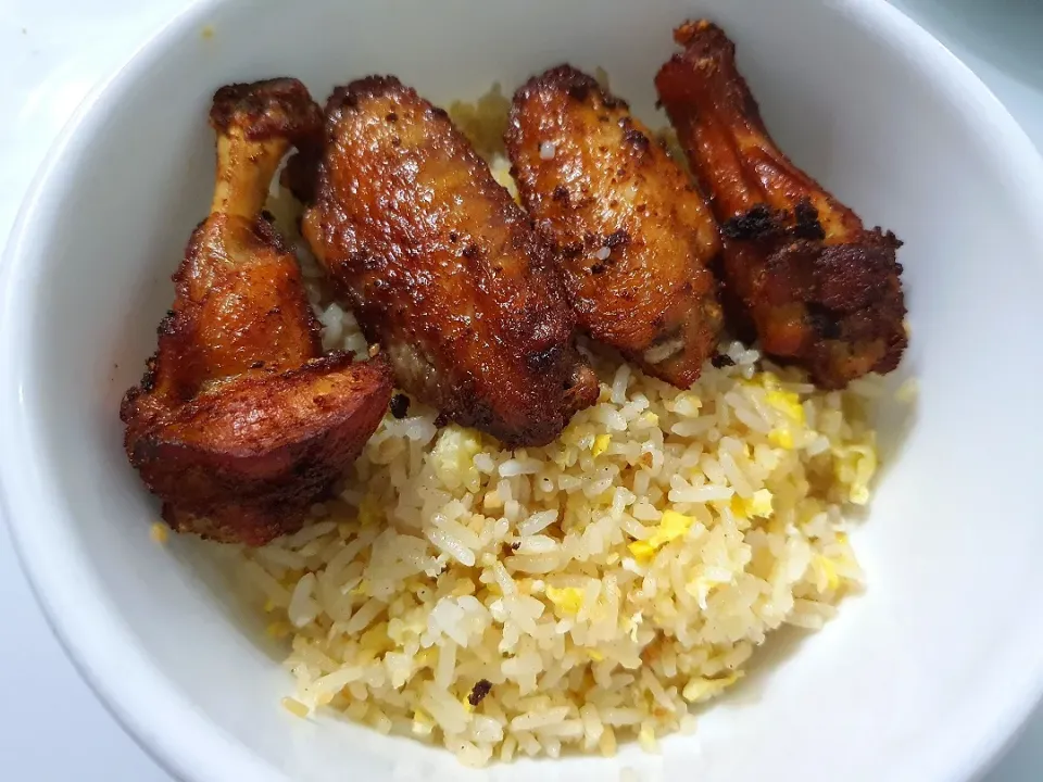 💗Garlic Butter Fried Rice Garlic Fried Wings💗|🌷lynnlicious🌷さん