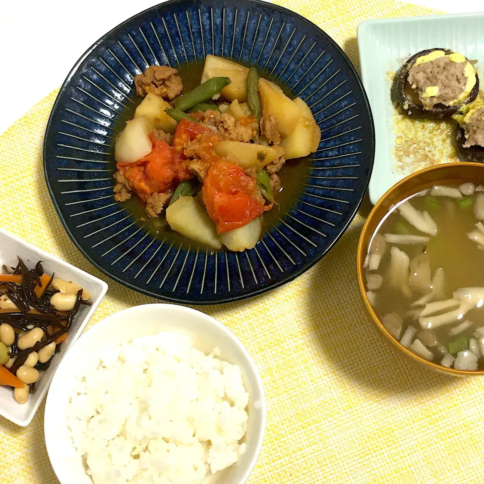 大豆のお肉でかぶとじゃがいものトマト煮|aiさん