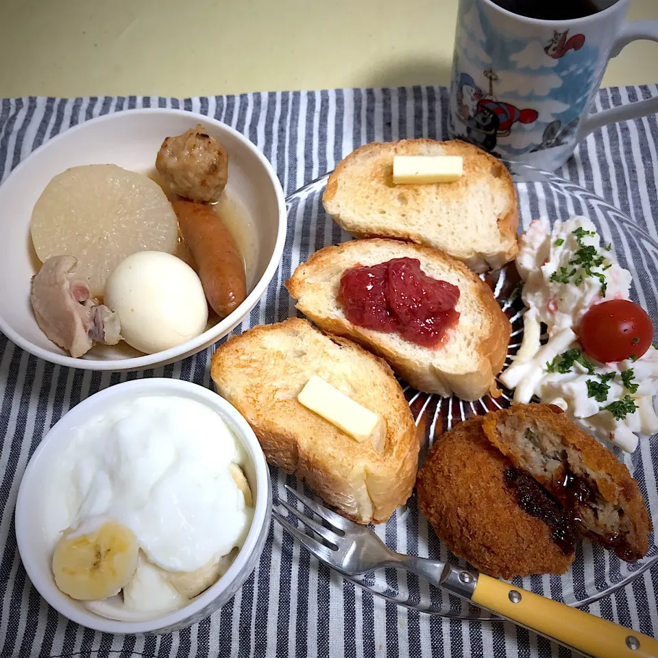 Snapdishの料理写真:朝ごパン|Noriyuki Saitoさん