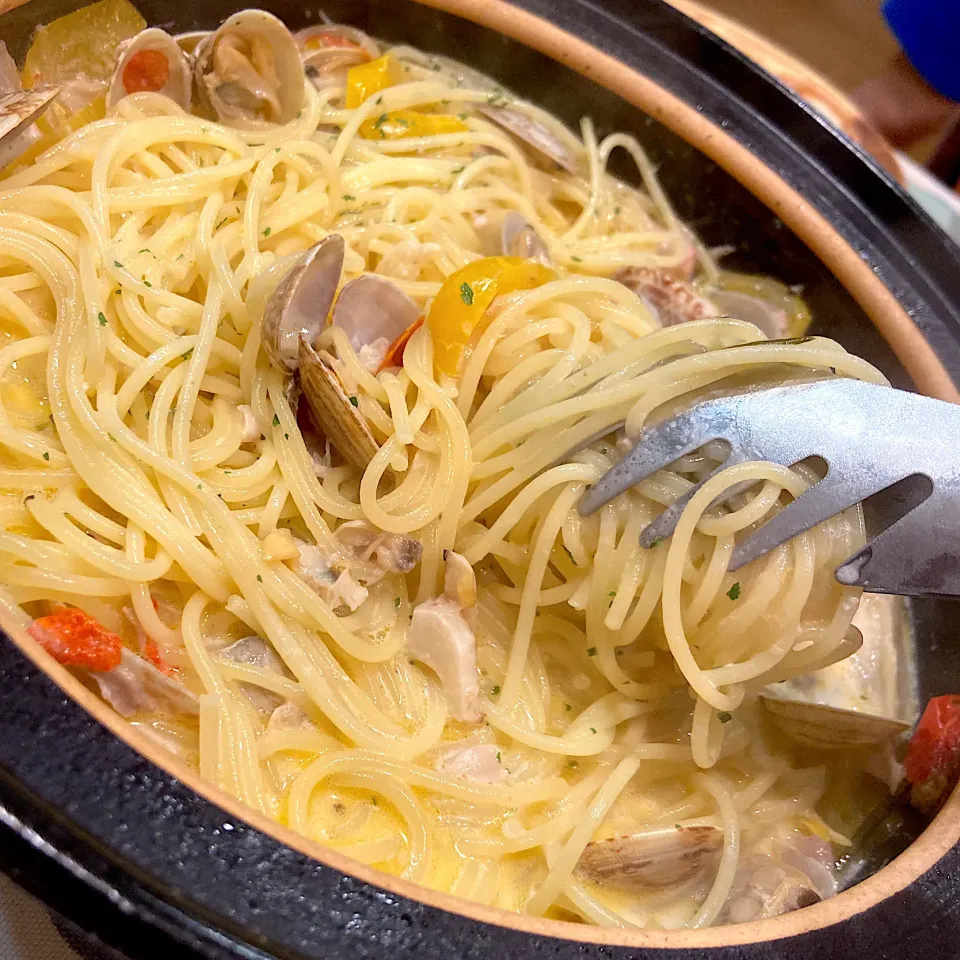 Snapdishの料理写真:〆のパスタ|lazy104さん