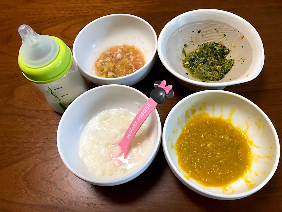 Snapdishの料理写真:８ヶ月児の離乳食5/5朝|みさわはやとさん