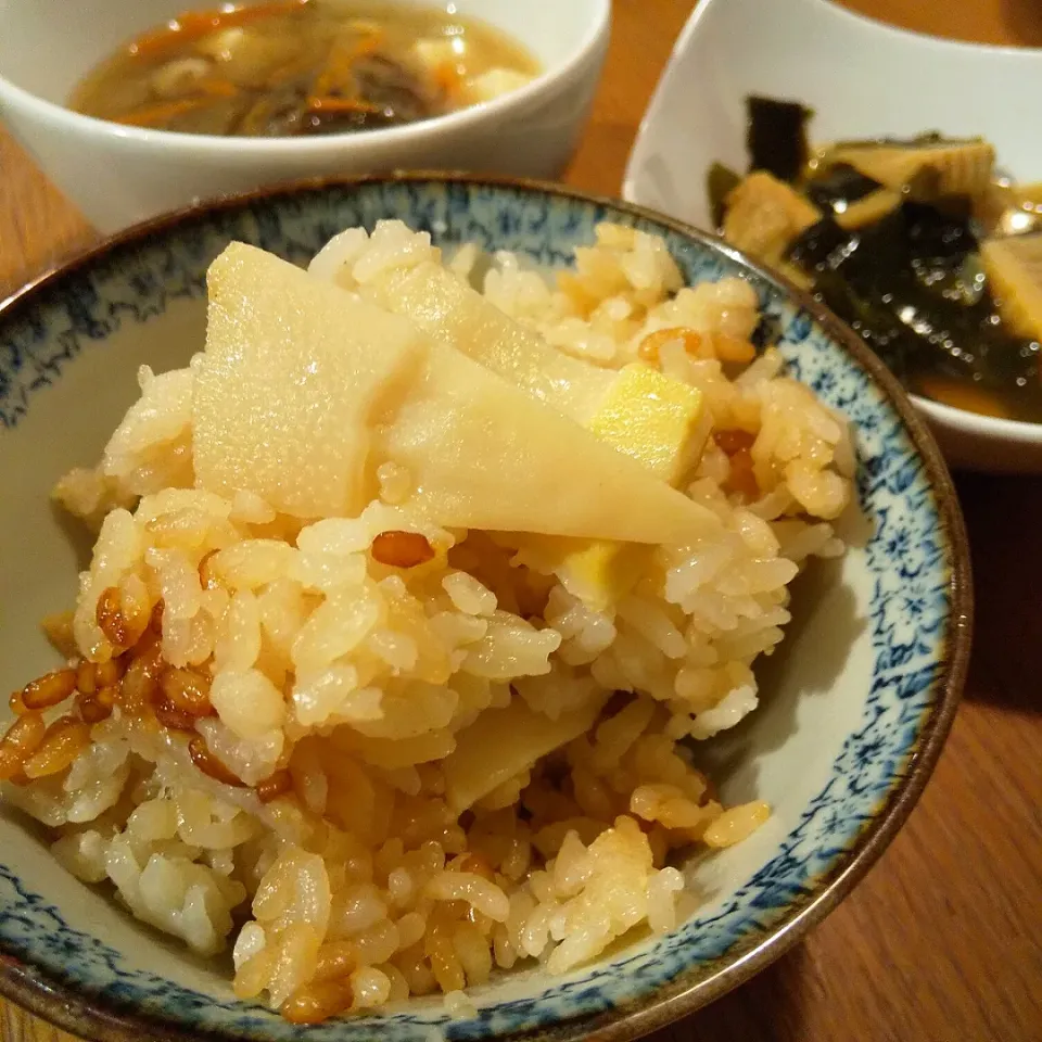 タケノコご飯|まきごろうさん