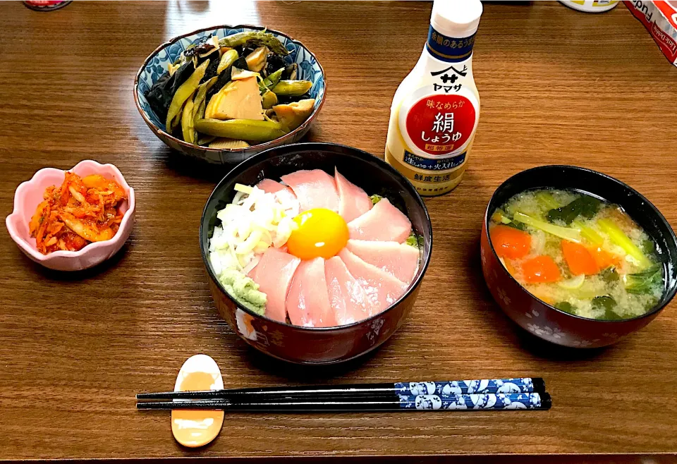 大トロ山かけ丼定食|つばりん亭さん