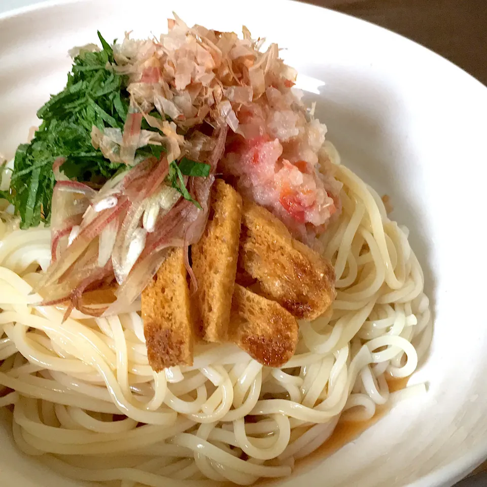 薬味たっぷり梅おろし麺🧊|べべべさん