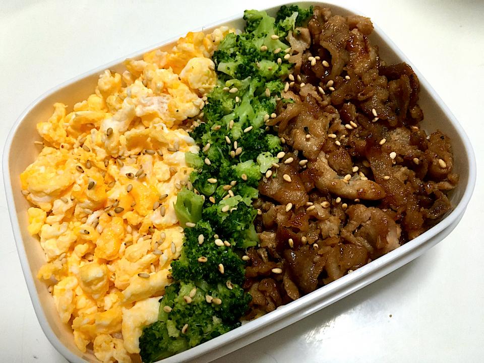 ３色弁当✨