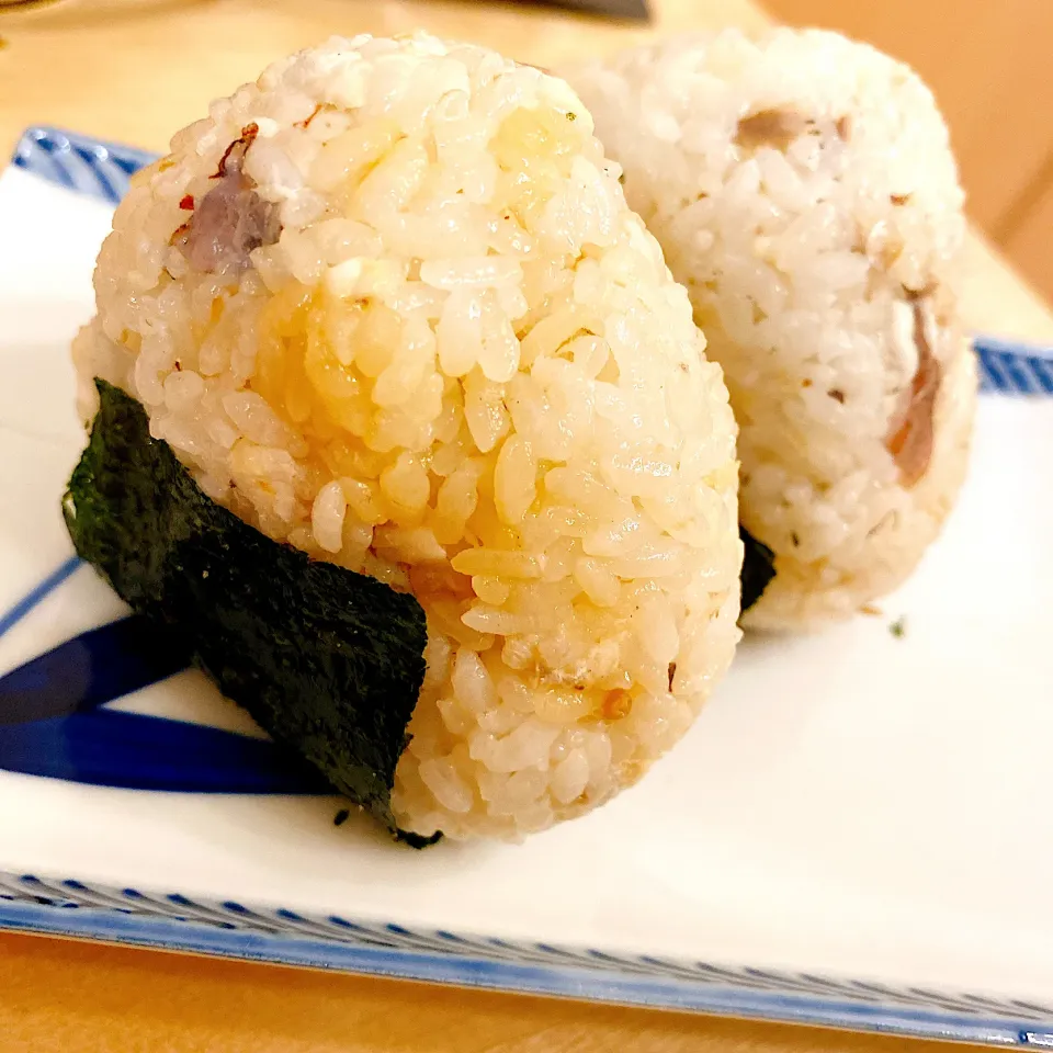 黒酢しょうが湯の鯛おにぎり|ぴらこさん