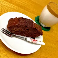 Snapdishの料理写真:ガトーショコラ🍫&ダルゴナコーヒー☕️|ひかる♂さん