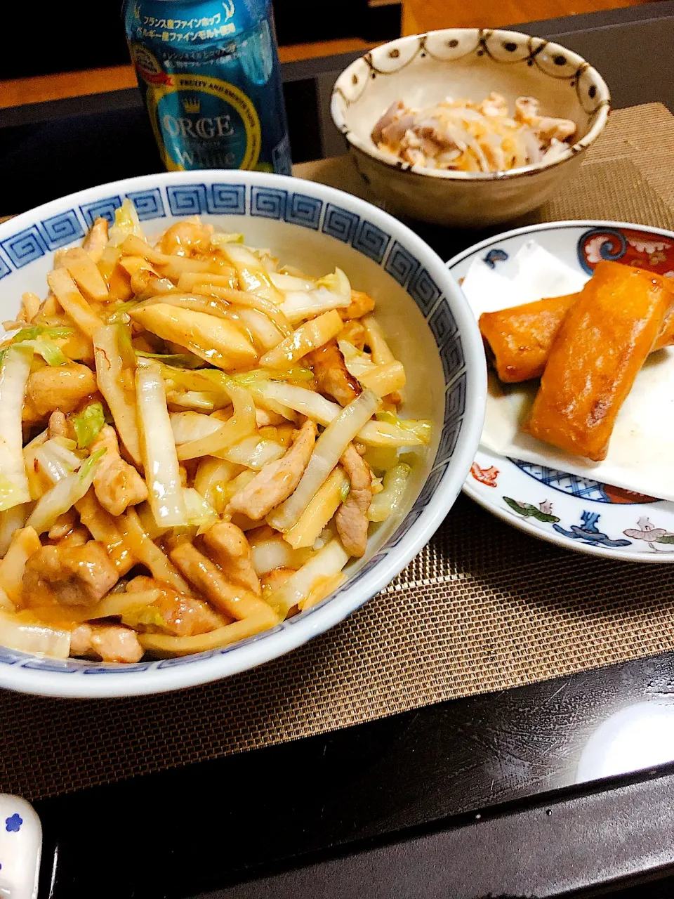 ご近所の有名店の再現！鶏肉白菜竹の子の餡掛け丼|まおたんさん