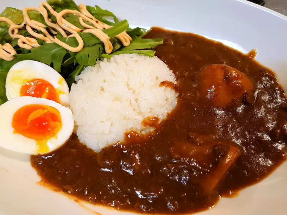 連休最終日。
朝からカレー🍛|yokoさん