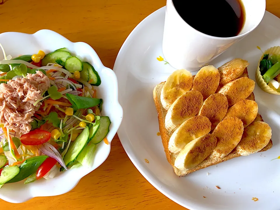 朝食兼昼食、今日もこんな時間に😅|「蘭」さん