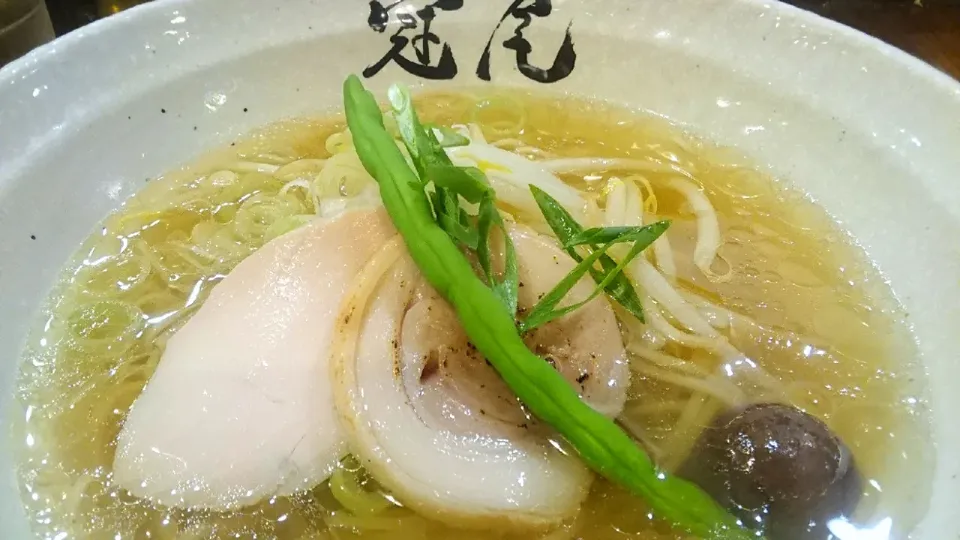 【時短/テイクアウト/無休営業】
らぁめん冠尾 恵比寿西店
鶏清湯らぁめん
＠恵比寿
20090  #食べて応援|大脇さん