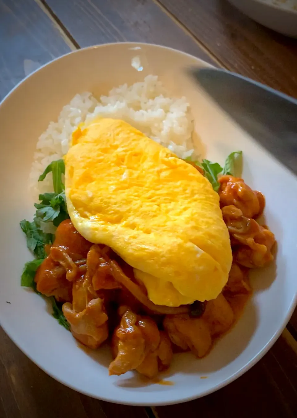 チキンのトマト煮丼|ともさん