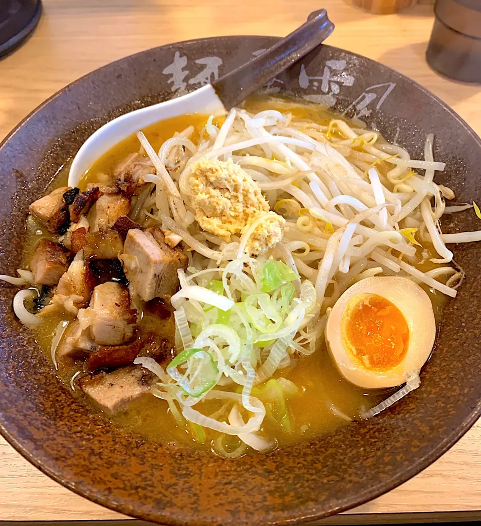 麺屋 雪風　ジンジャー味噌ラーメン|すずきさん