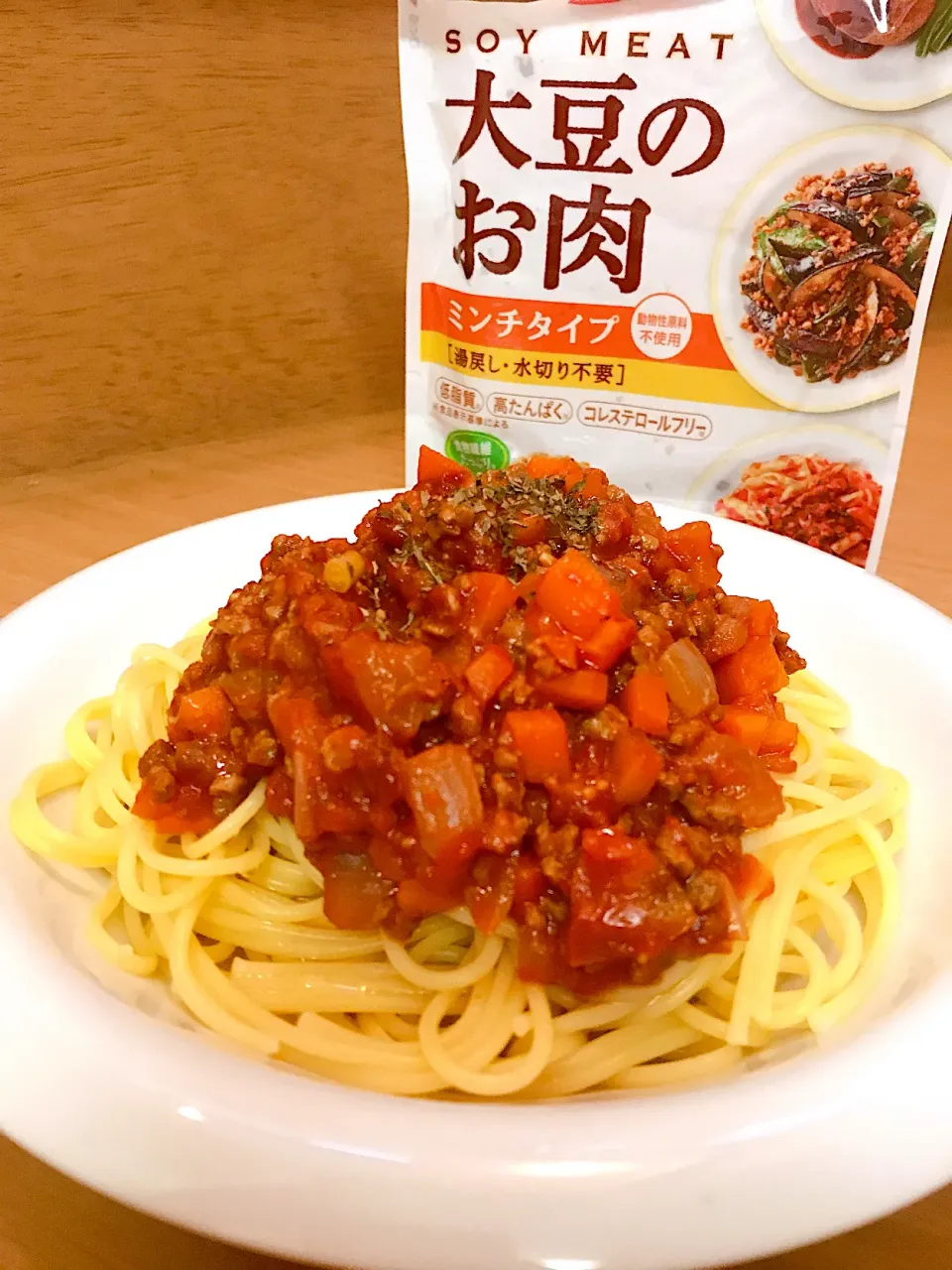 大豆のお肉のミートソースパスタ|gardenさん