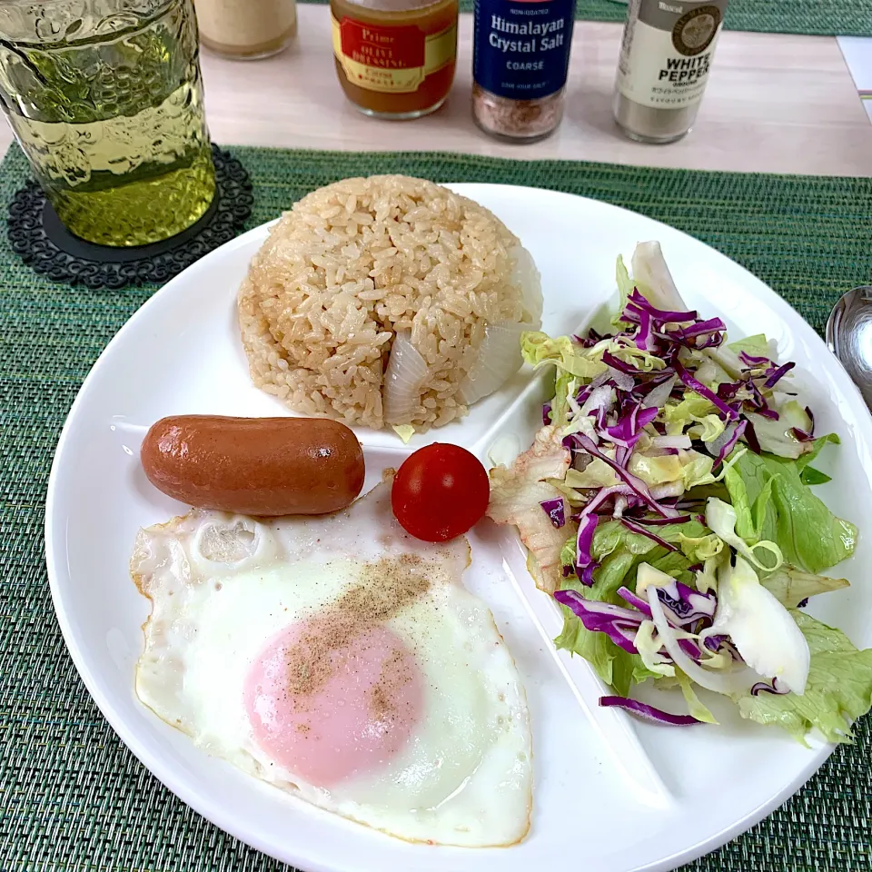 今日の朝ごはん 玉ねぎご飯|ともこさん