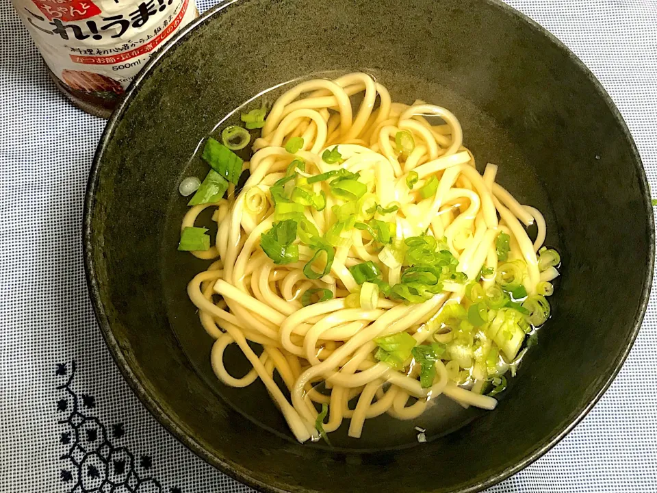 せき麺のかけうどん|みえさん