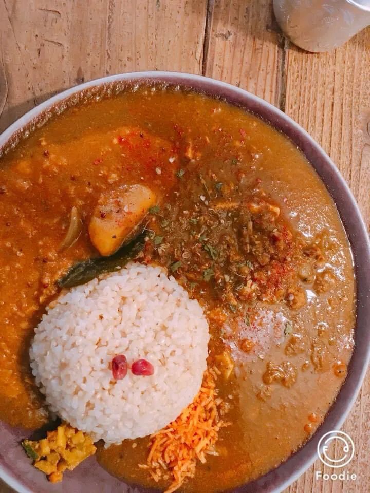 Snapdishの料理写真:花山椒と豆腐のカレー|kennyさん