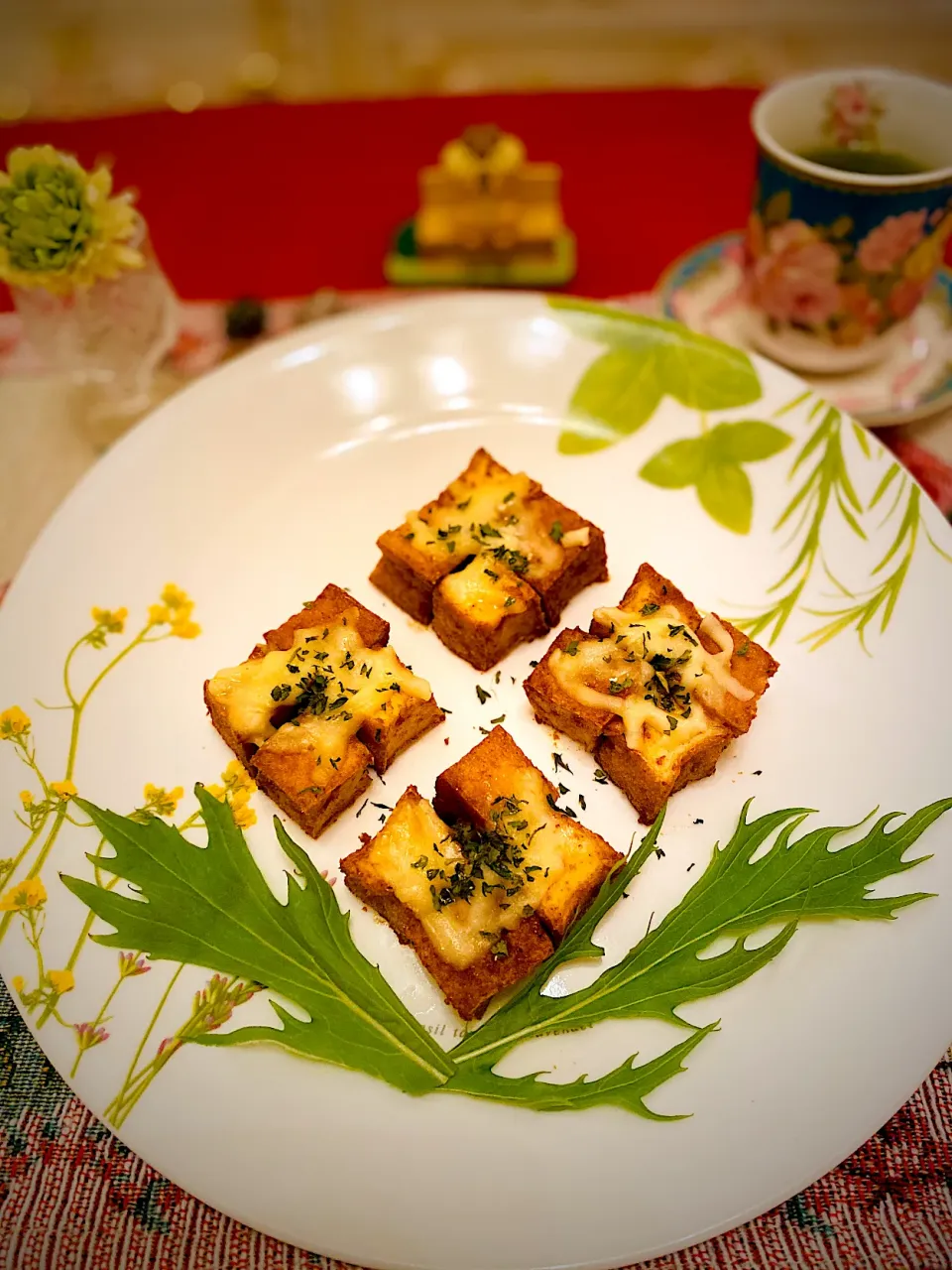 Snapdishの料理写真:厚揚げdeチーズカレー🧀🍛|🐶dekochoro🐶さん